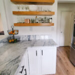 Custom shelving and counter tops by Gleaton Construction